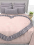 The White Moss Valentine Heart Winter comforter with 2 pillow covers